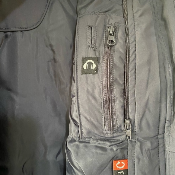 North End size S Blue Zip Front Water Resistant Insulated Outdoor Jacket - Picture 6 of 13